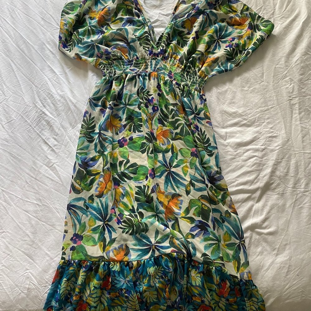 Blue Island Maxi Swim Suit Cover Up